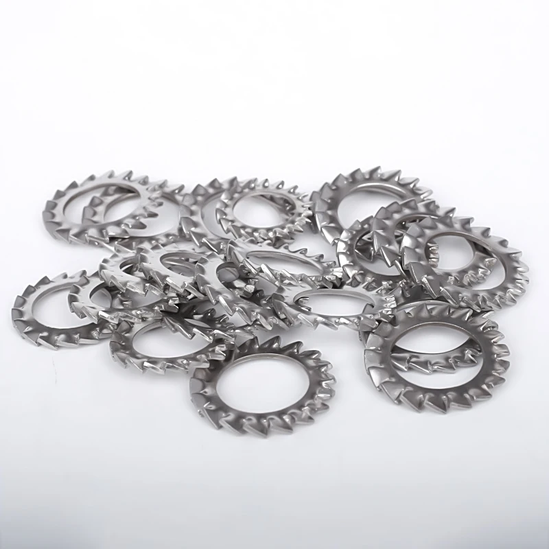 Factory Price Lock Washers External Teeth  A2 A4 Stainless Steel Washer