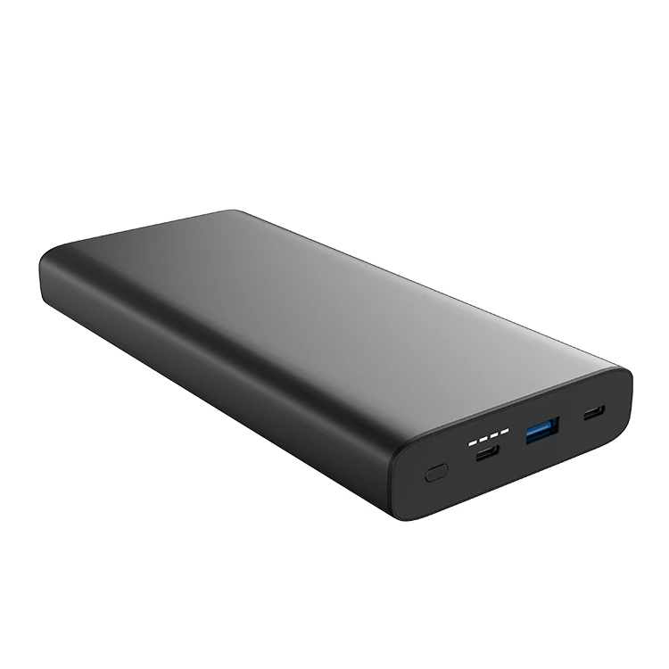 Factory Wholesale Fast Charging Mobile Cheap Portable Smart Power Bank With Usb Type-c Cables Divided