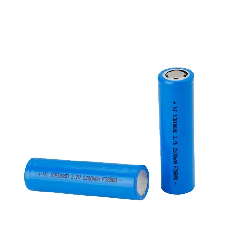 Li-ion cylindriacl battery 2200mAh 3.7v 18650 li ion rechargeable battery for smart equipments