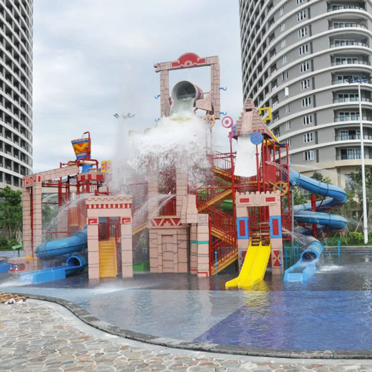 on sale Large Water play equipment pirate equipment+water park investment cost