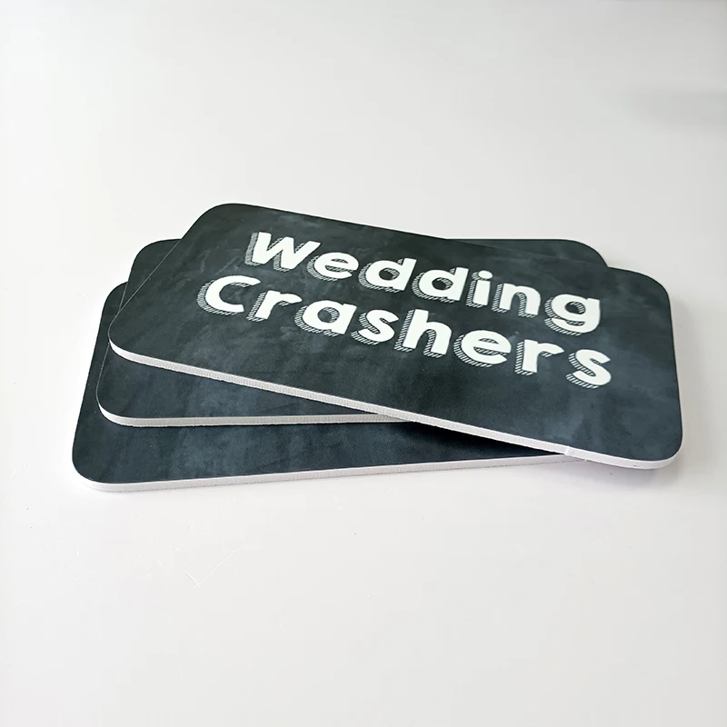 Customized Die Cut Double Sides pvc Photo Booth Props