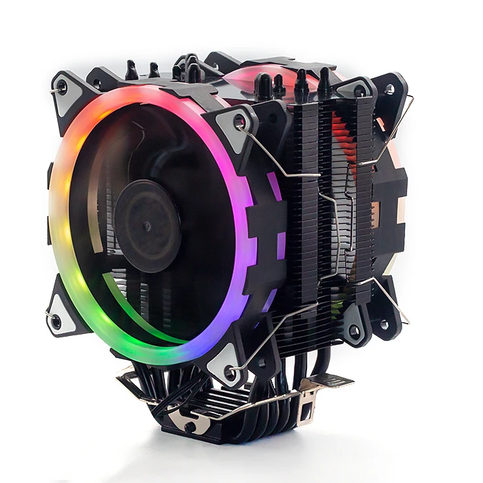 Black Knight 6 heat pipe RGB dual fan 4PIN CPU Cooler