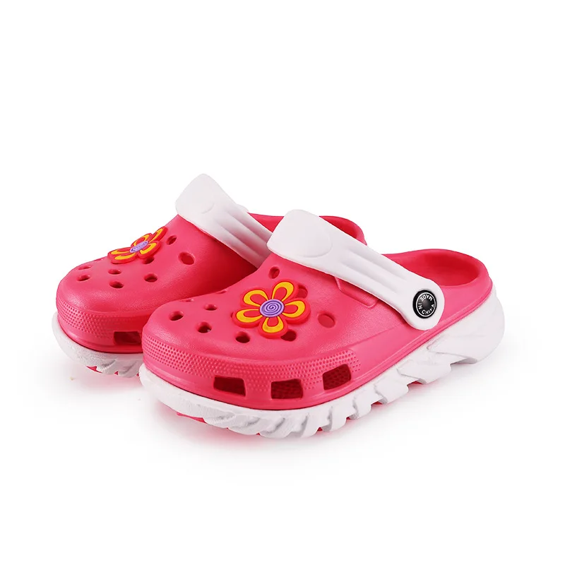 
Wholesale Summer New Children Clogs EVA Anti-Slip Cool Slippers Baby Lovely Garden Kids Shoes 
