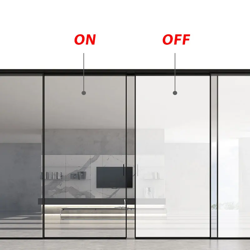 PDLC Privacy Film Switchable Film Smart Electric Plain White Dimming Glass Electronic Window