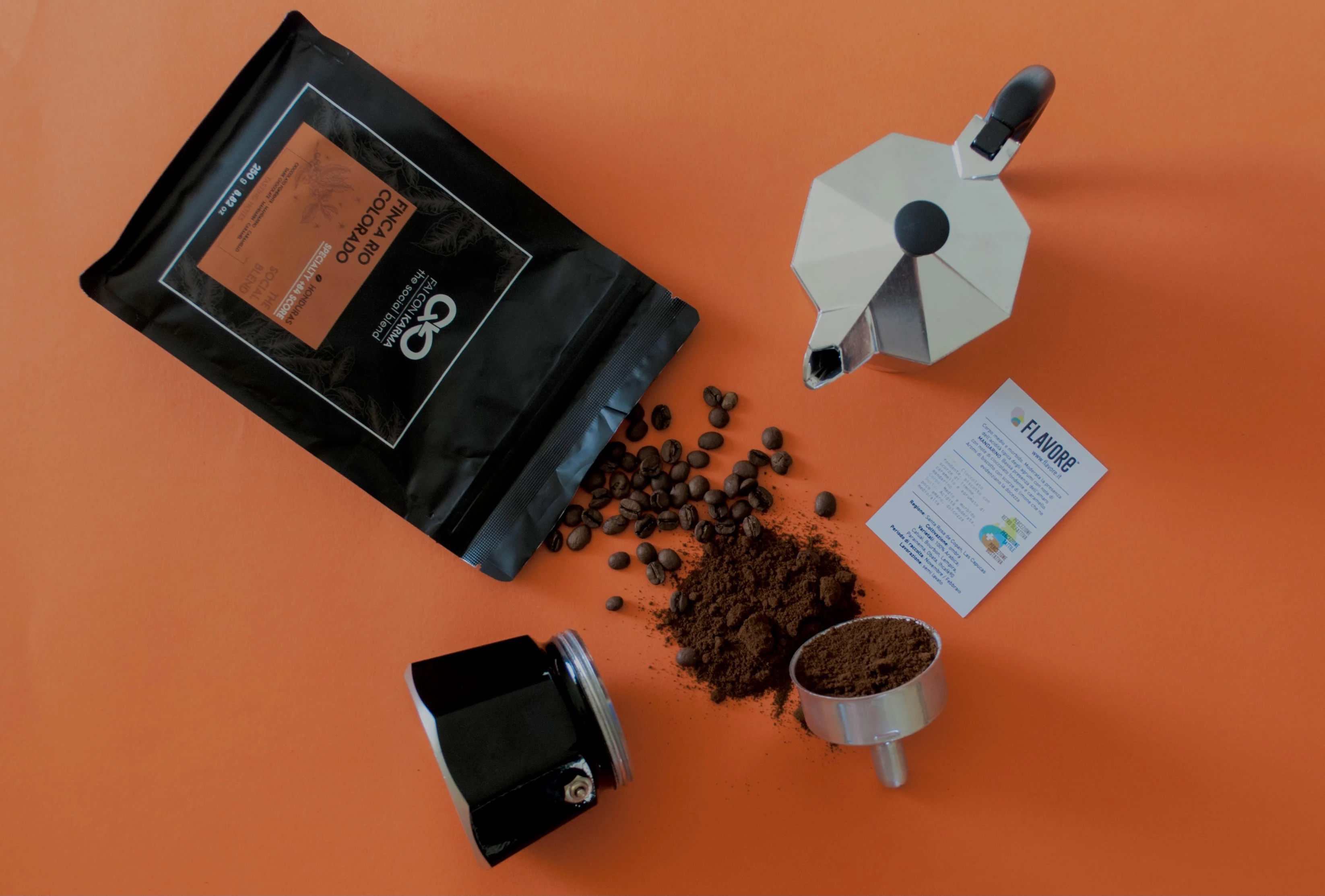 High Quality Coffee MADE IN ITALY 100% Ethic and Sustainable, HONDURAS 100% Arabica  SPECIALTY - 250gr MACINATO MOKA