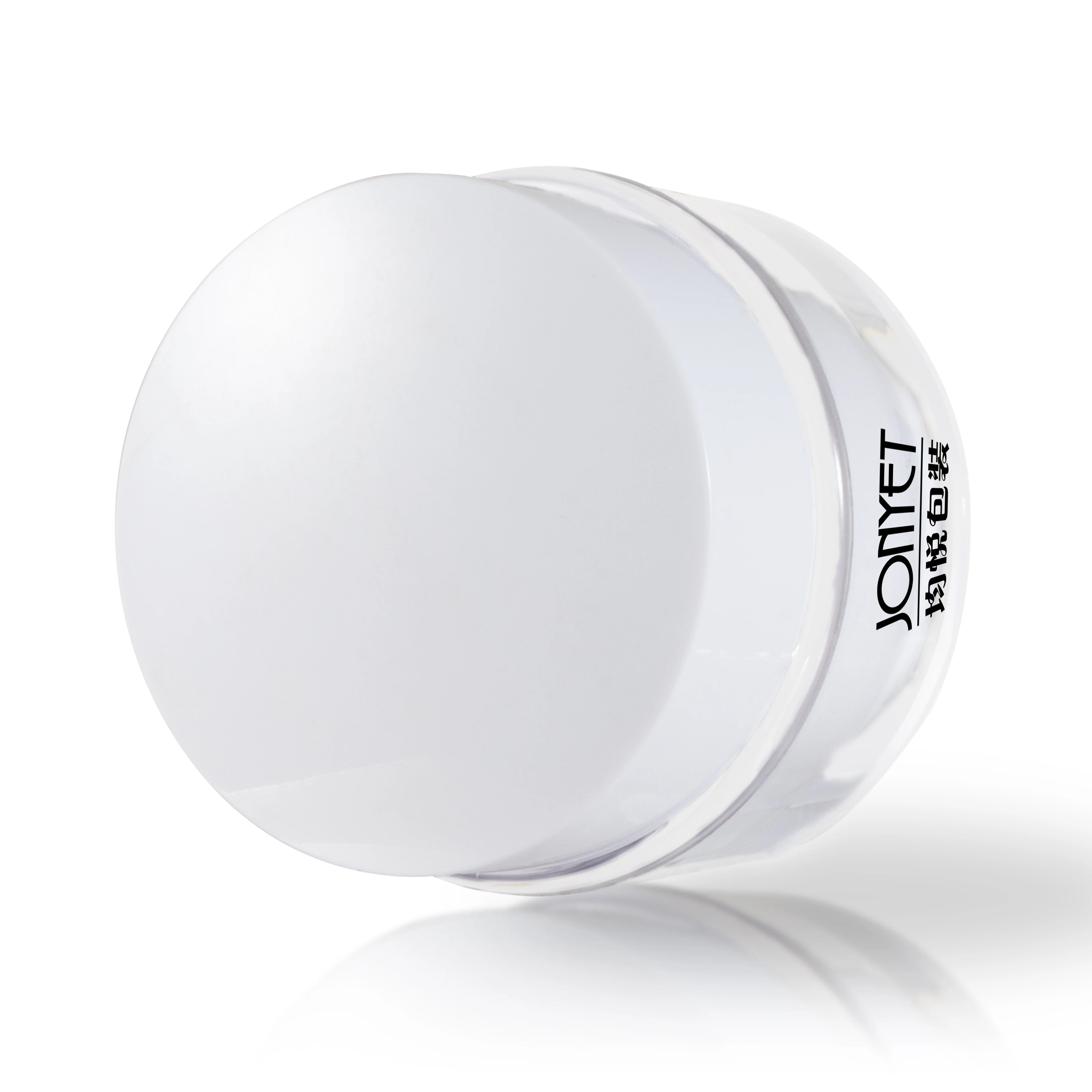 50g white pp white plastic jar  for cream  clear plastic jars with inner sieve with screw top lids