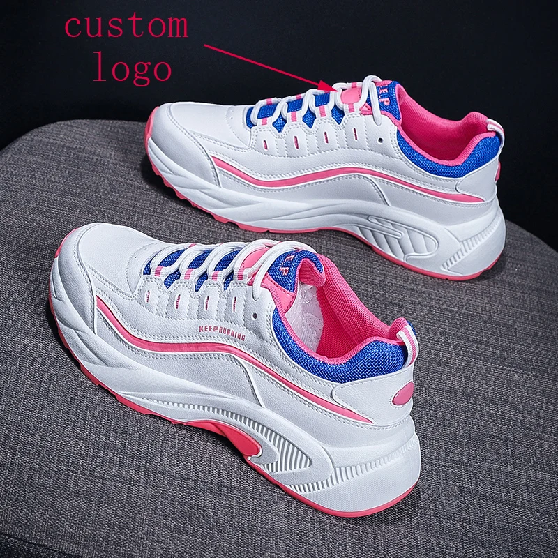 factory price wholesale sport shoes flat  ladies casual sports footwear rubber shoes for women