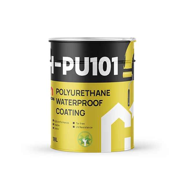 PU101 liquid polyurethane roof coating pu waterproofing polyurethane waterproof paint
