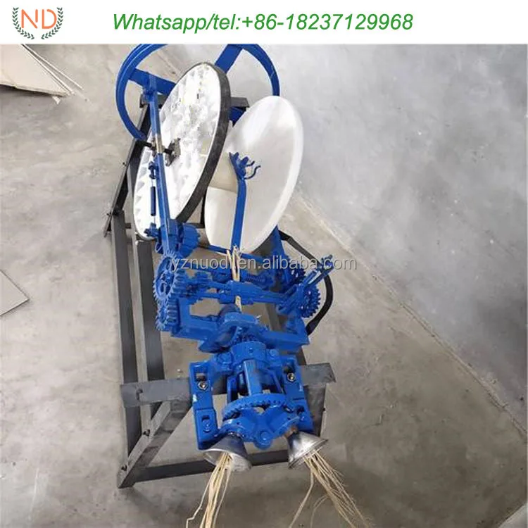 automatic wheat straw rope spinning braiding machine coconut coir rope making machine