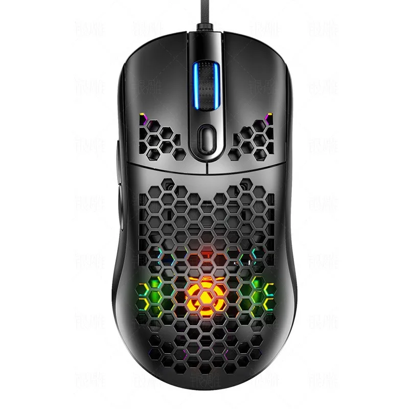 Amazons hot G7 74g light weight RGB gaming mouse 7D buttons touch wired Esports mouse mini mouse