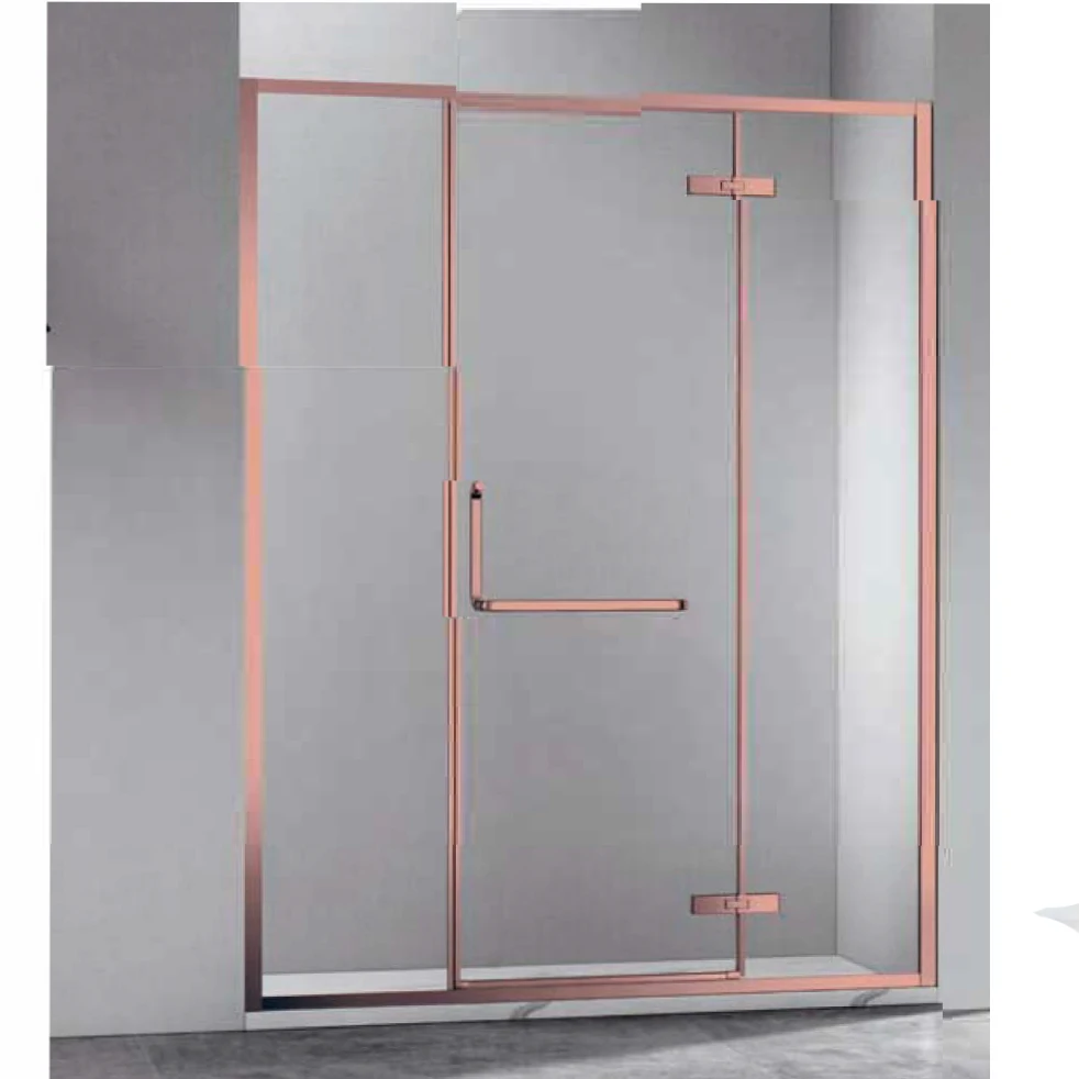 OEM Luxury Simple Waterproof Shower Doors with Tempered Glass for Bathroom and Shower Room