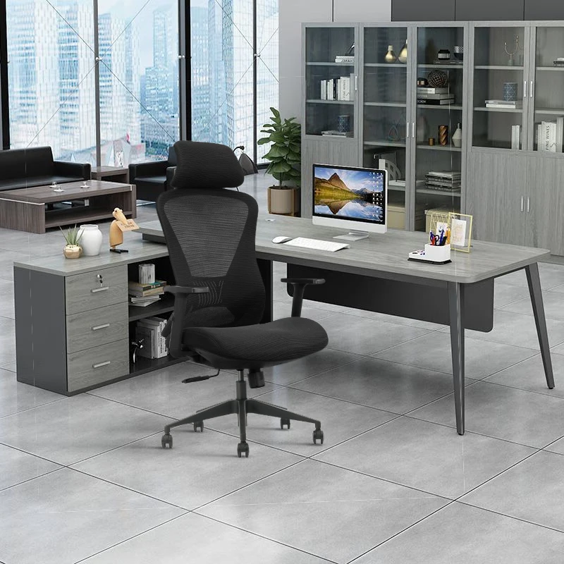 Hot Sale Lift Chair Modern Ergonomic Office Chair from China with Mesh Material and Aluminum Net for Managers