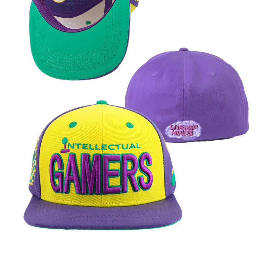 Custom Wholesale Fashion Hip Hop Outdoor vintage cap snapbacks 3D Embroidery Sports 6 Panel snapback cap custom logo