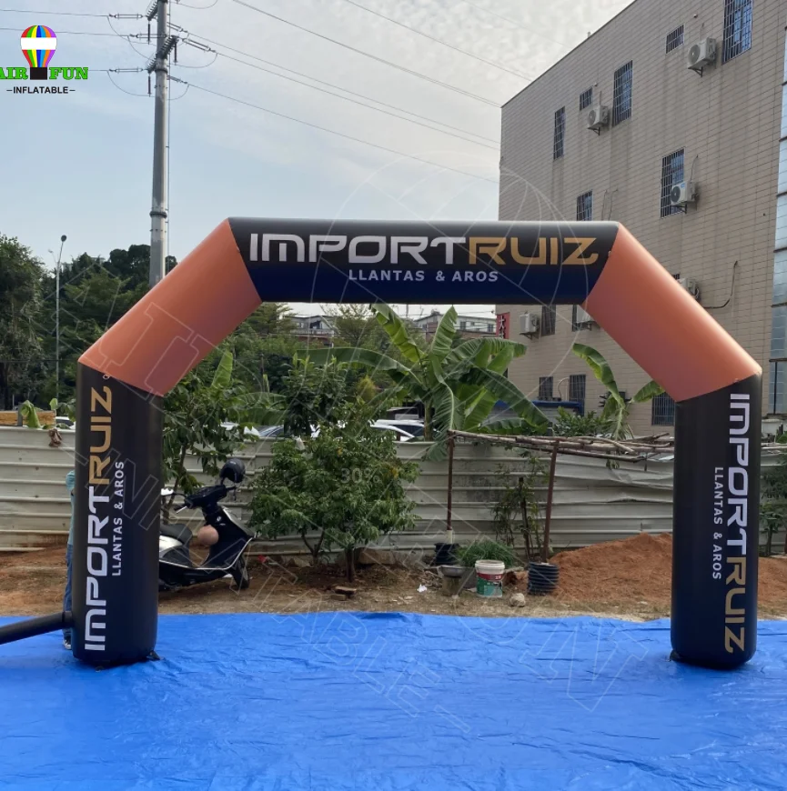 AIRFUN наружная входная арка гоночная декоративная и рекламная надувная арочная дверь