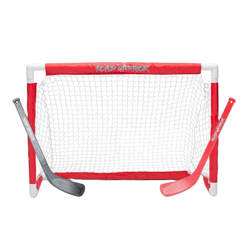 HJ Kids Hockey Goal Net hockey net Set with Shooting Target Hockey Goal