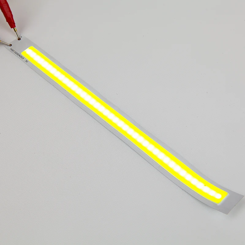 Cob Led Light Modul Chip Rgb Factory Wholesale Oem Durable Tested 1-1000W 3V 5V 12V 24V Full Spectrum COB LED Flexible 100*12mm