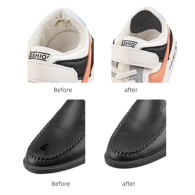 Heel Protector Leather Shoes Heel Repair Stickers Shoes Mesh Worn Holes Shoe Repair Patches Sneakers Repair Stickers