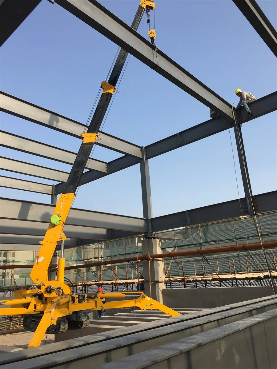 Smart Design Spider Crane Manufacturer 3 Ton Mobile Lifting Crane 5 Ton Spider Crawler Crane