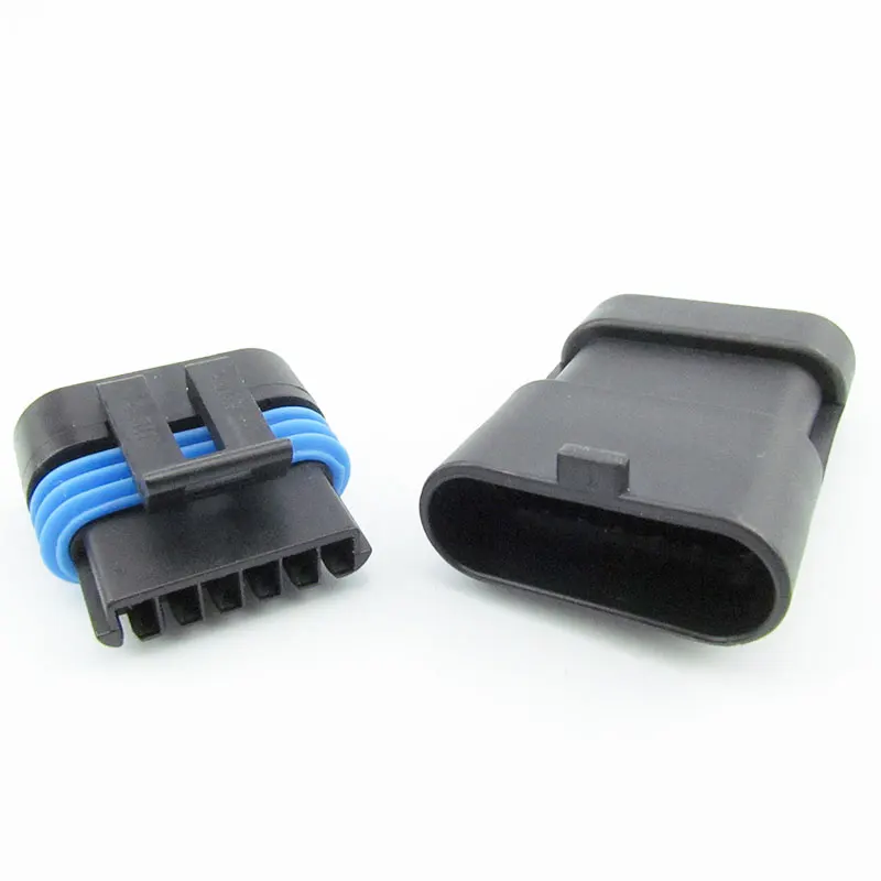 6 Pins Delphi sealed waterproof series 1-121622611-12066317 Male Female Auto Wiring Harness Connector