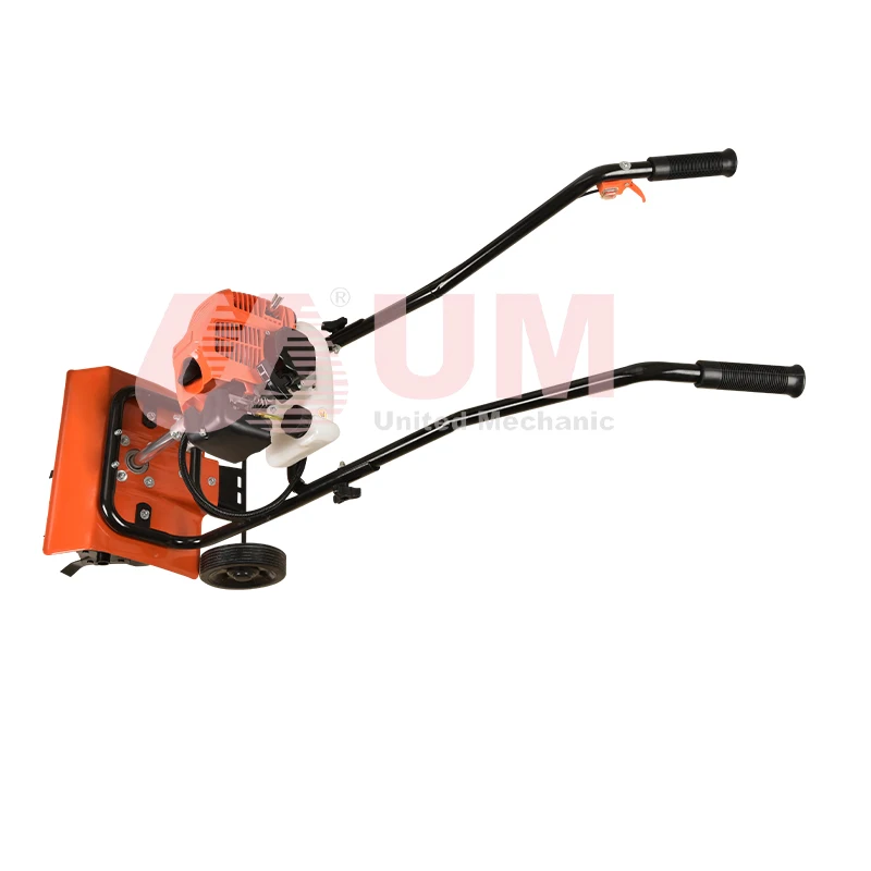 UM Garden Hand Push Cultivator 2 Stroke Cultivators Motor Cultivators Power Tillers Wheel For Farm