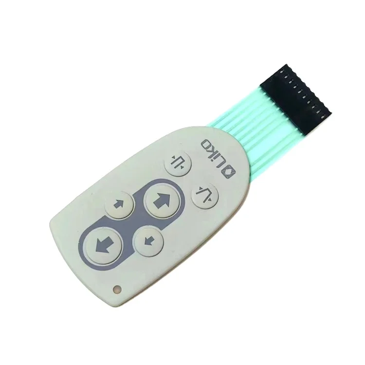 OEM Customize Membrane Switch Membrane Keyboard With 3M9448 Adhesive For SpO2 Pulse Rate Blood Oxygen Simulator Pulse Oximeter
