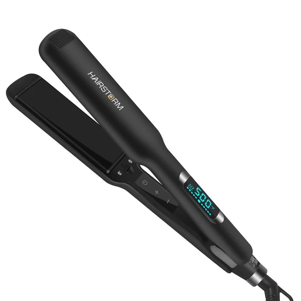 Professional Titaniums Flat Iron plancha de cabello profesional Custom Salon Hair Straightener