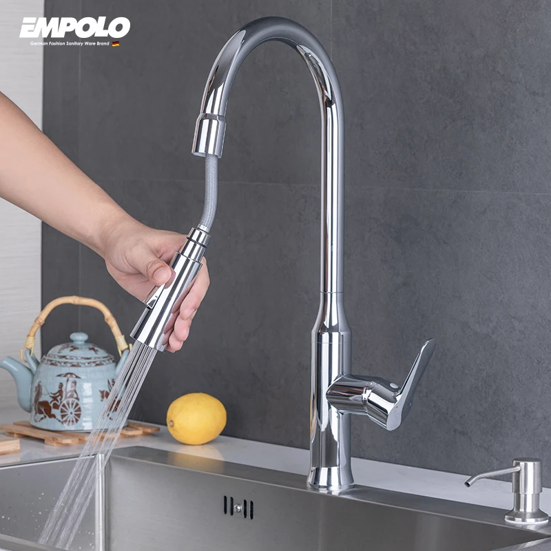 Australia Drink Water Faucet Pull Out Single Handle Spring Watermark Kitchen Sink Faucets