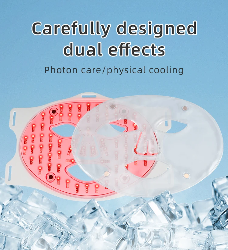460NM 660NM 850NM Near Infrared Skin Care Devices LED Facial Face Red Light Therapy Mask