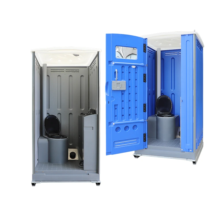 Toppla hdpe пластиковый общественный туалет со стальным нескользящим портом наружный мобильный портативный