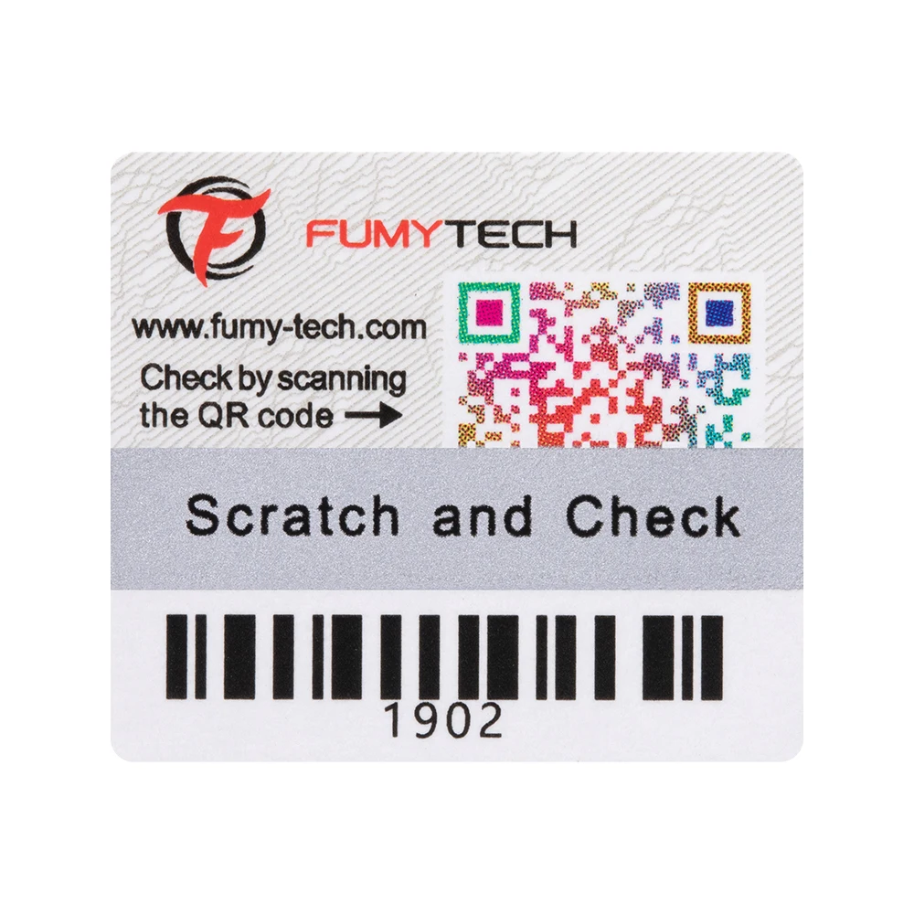 Dynamic QR code barcode security printing logo pvc self-adhesive sticker