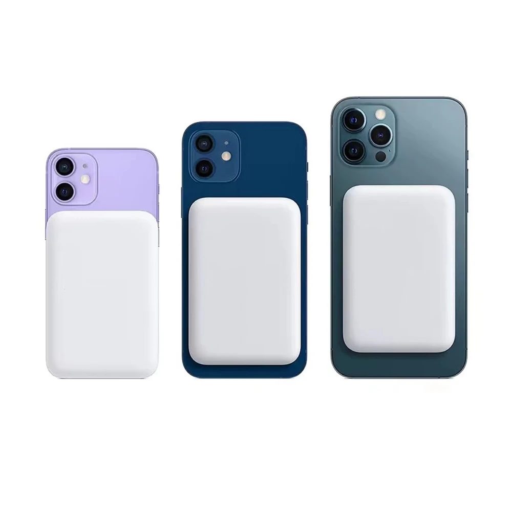 2024 New Trending Thin Power Bank 5000mAh Powerful Magnetic Battery Pack For iPhone 15 14 13 Android Phone Wireless Charging