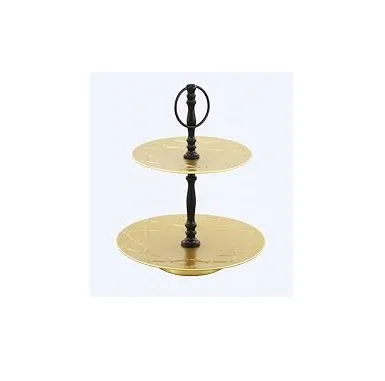 Rustic Metal Cake Stand Vintage Charm Ideal for Farmhouse Themes Birthday Parties and Displaying Homemade Desserts Beautifully