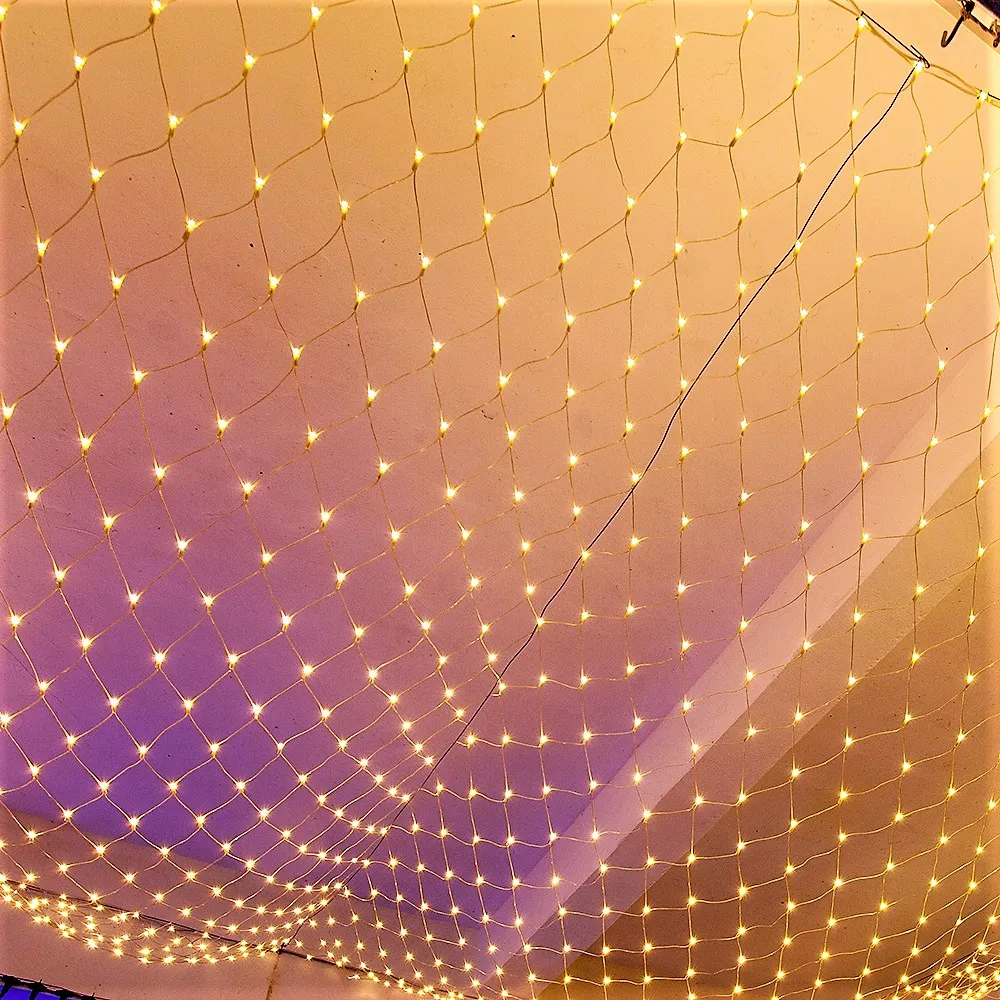 Customizable Ip67 Flashing Net Light For Christmas Decor PVC Waterproof Led Light luces de navidad