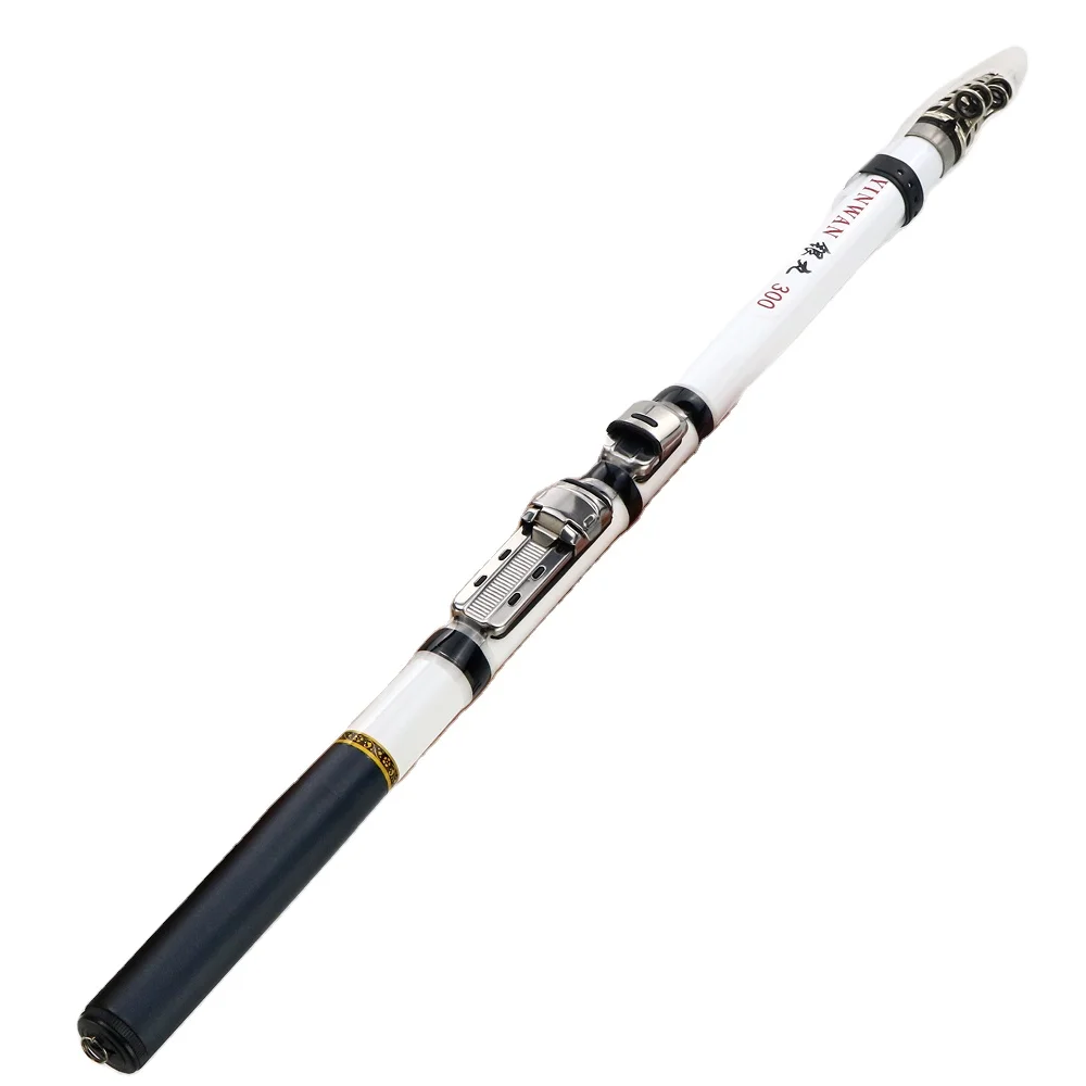 Telescopic Rock Fishing Rod Spinning fly Carp Feeder carbon fiber Pesca 3M 2.7M 2.4M 2.1M 1.8M 1.5M Mini travel Rod  Reel seat