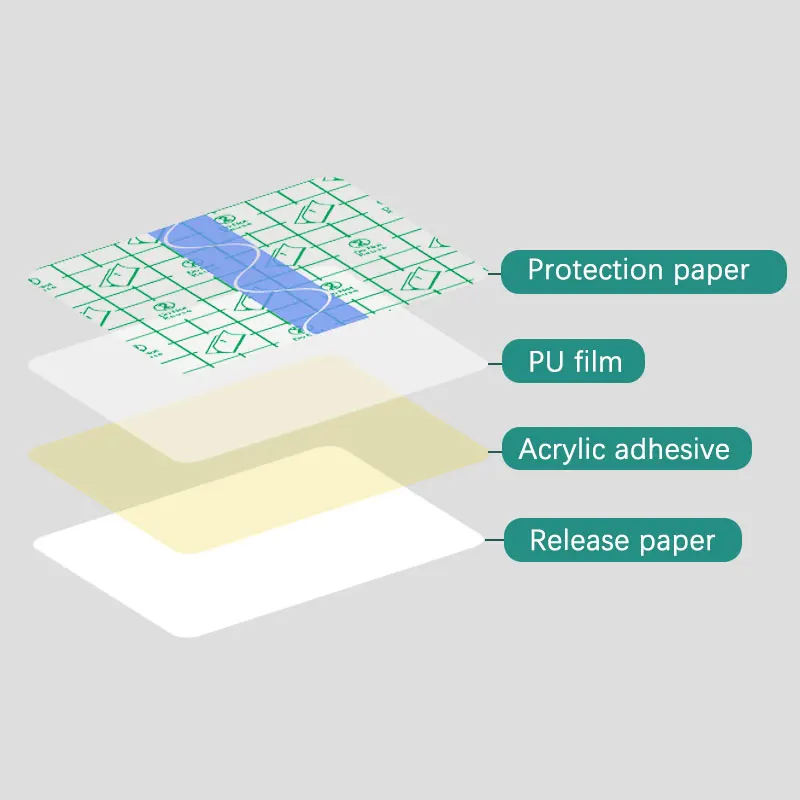 High Quality Hot Sell Skin Friendly Protective Breathable Transparent Tattoo Film After Care Tattoo Film