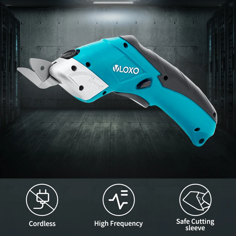 cordless rechargeable electric replacement knife head scissors for fabrics