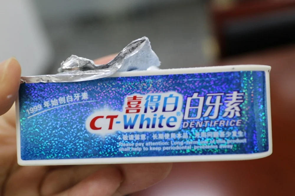 Guangzhou trading teeth whitening kits private logo washing powder company tooth powder