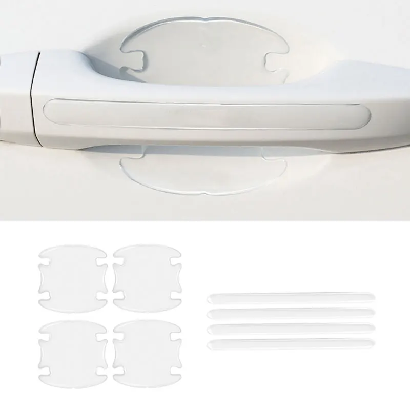 OEM Car Door Bowl Film Anti-Scratch car Sticker Door Handle rearview mirror wheel eyebrow Protector Strip Universal Accessories