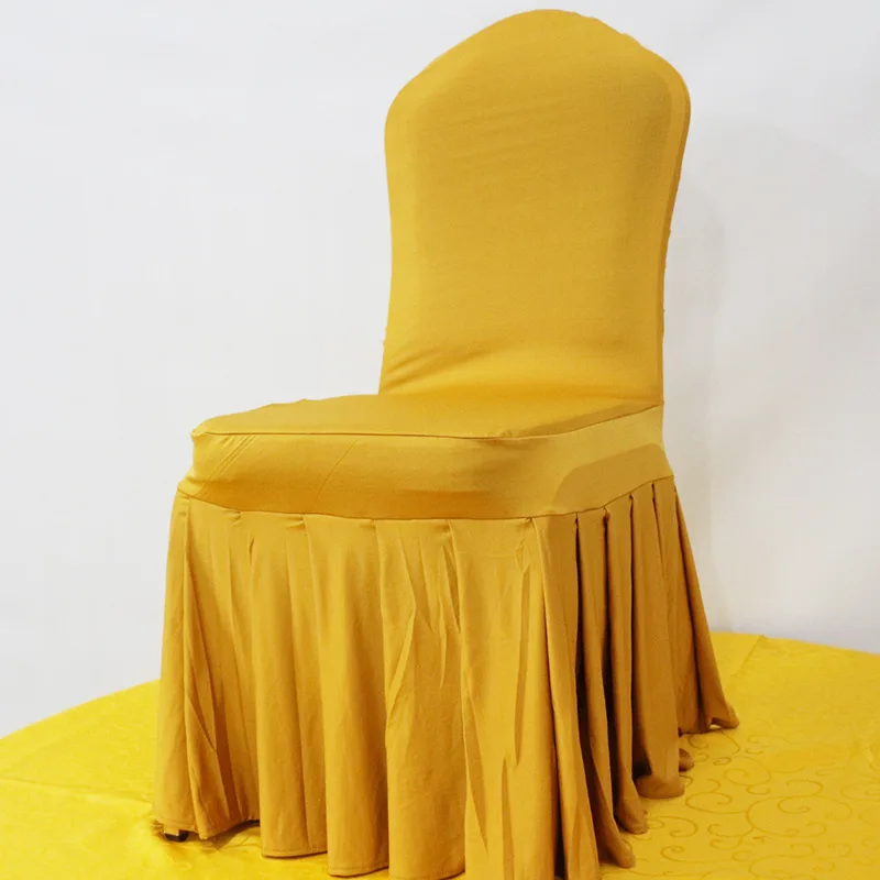 Wedding Banquet Ceremony All Inclusive Dustproof Chair Cover Hotel Party Elastic Rose Chair Cover Wholesale