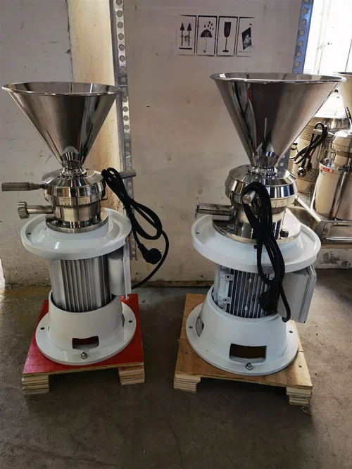 Wholesale multi function durian paste colloid mill/fish meat paste making machine 80 model nut paste milling emulsion machine