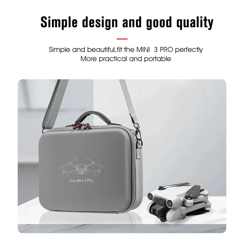 STARTRC Portable Storage Carrying Bag for DJI RC Remote Controller with DJI Mini 3 Pro Accessories
