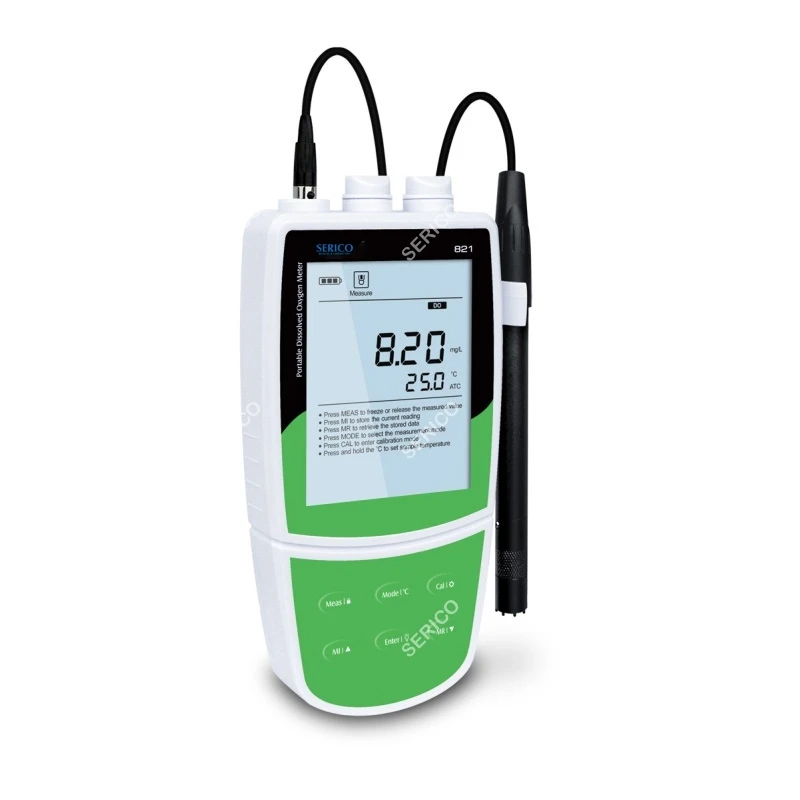 SERICO Portable Water Dissolved Oxygen Meter Model: Model: DO-820 For Lab Water Soil  Fish Pond Aquarium
