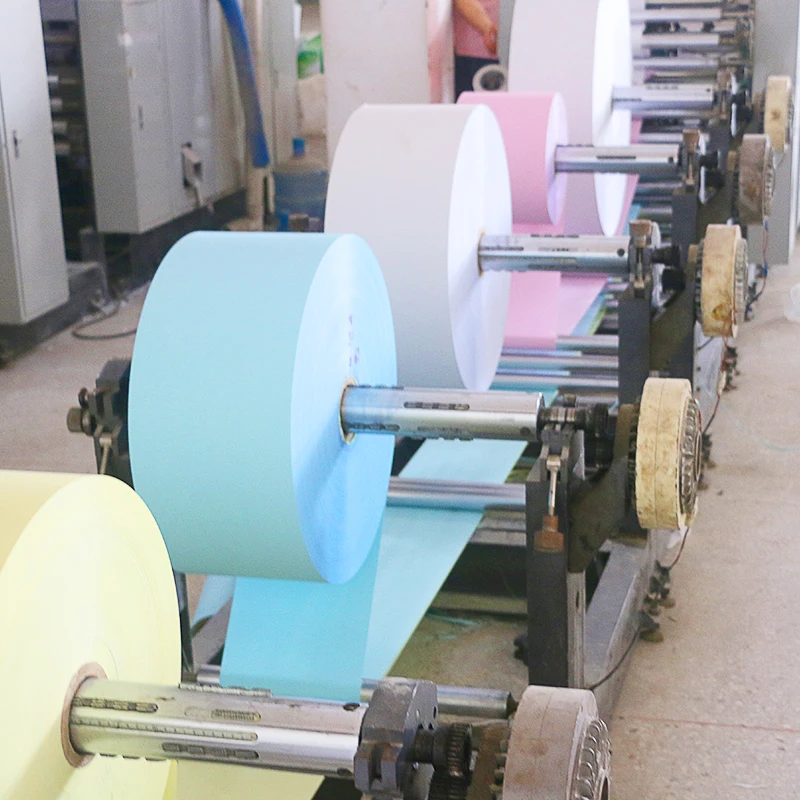 
Ream Office Supply Free Sample 3ply Carbonless Paper ISO Colored Paper Roll Good Quality 100% Wood Yulu9595 100%wood Pulp CN;HEN 