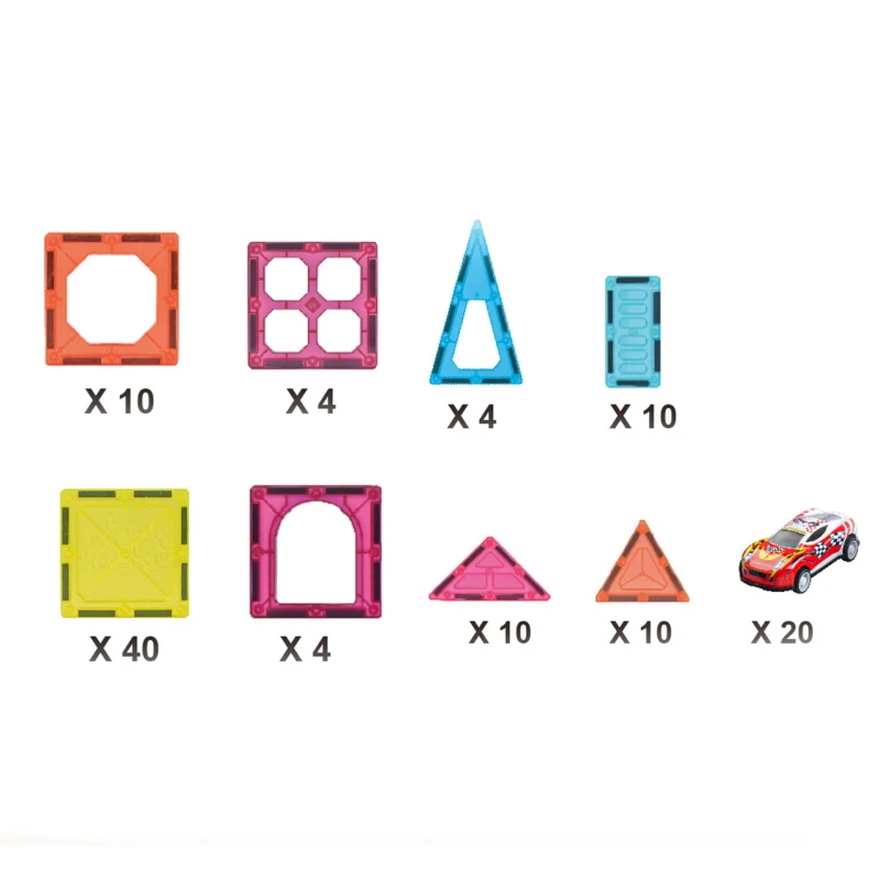 112 Pcs 3D Toys Magic Magnetic Blocks Set Preschool Toys Gifts Magnetic Toy Set Building Block Educational For Kids