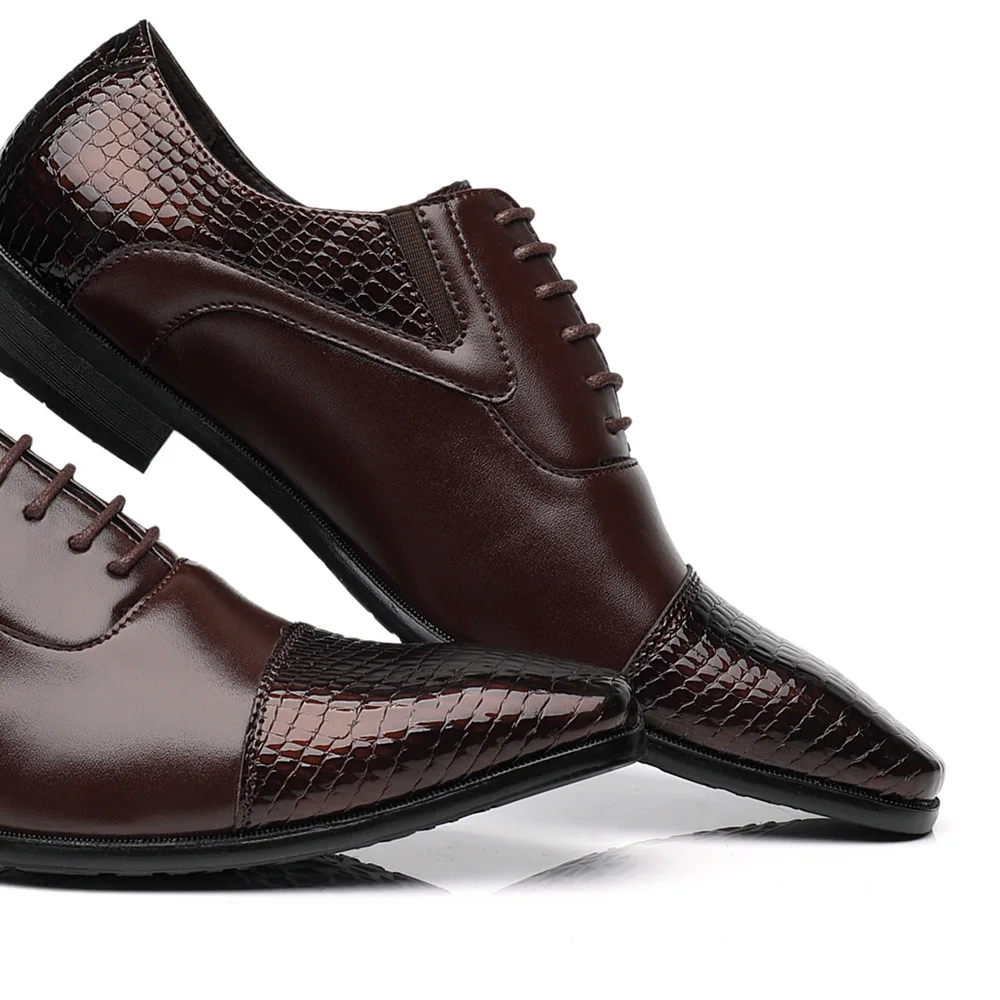 Модные мужские деловые туфли с рельефным рисунком и перекрестными краями 2019 мужские низкие Туфли на шнуровке с квадратным носком
