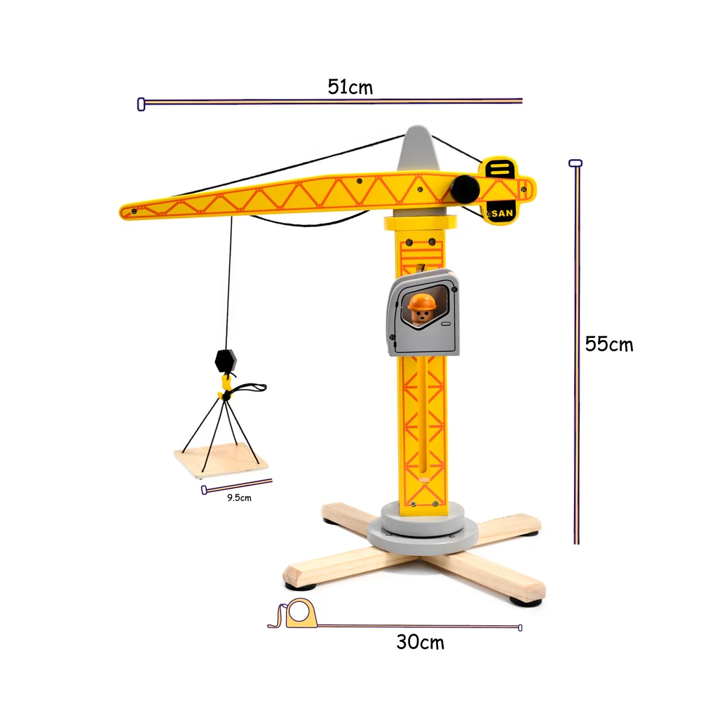 construction engineering tower crane toys for children pretend gift