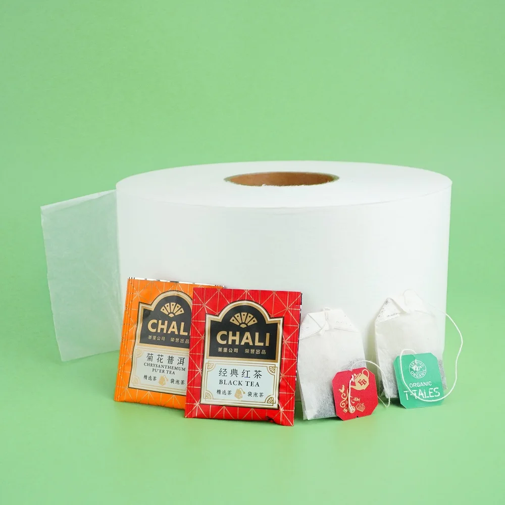 Customized Food Grade 18gsm Qualitative Heatsealable Teabag Filter Paper Roll