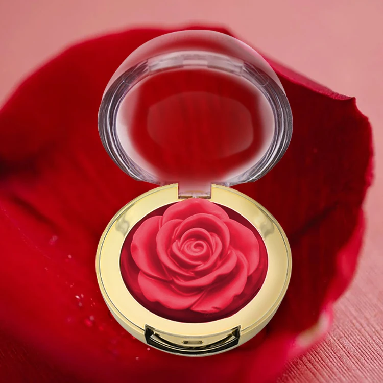 make your own brand organic vegan cruelty free single blush private label vitamin e 3d rose blush