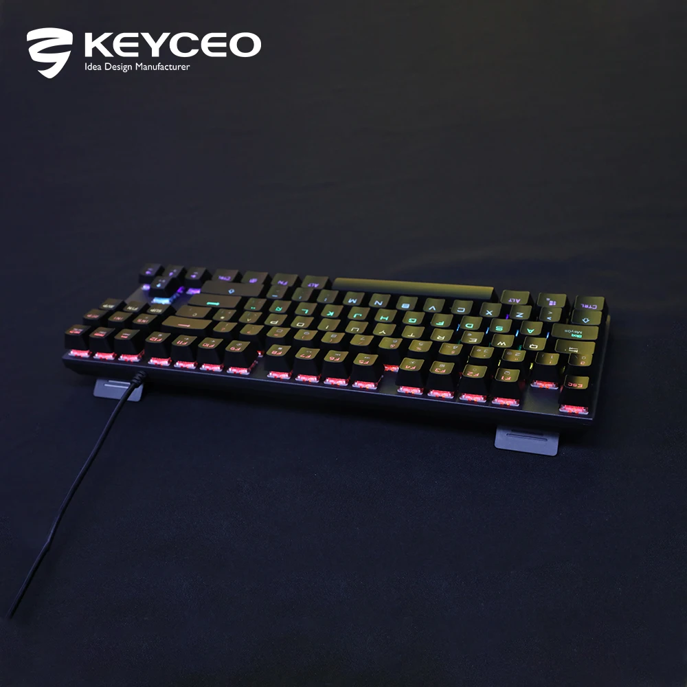 2023 TKL стандартная Механическая игровая клавиатура с подсветкой Проводная
