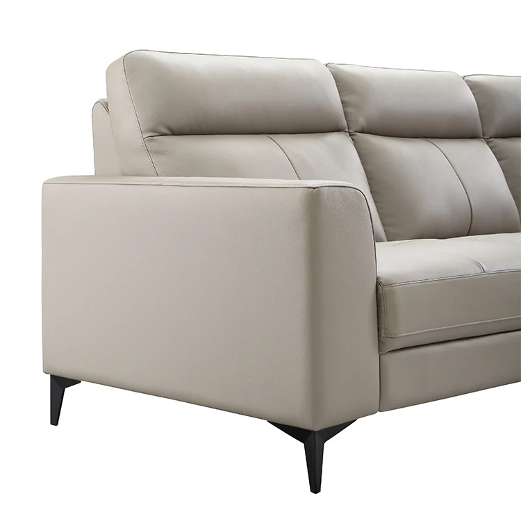 Custom living room furniture Modern style comfortable leather sofa combination live room sofa